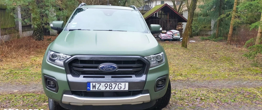 Ford Ranger cena 157000 przebieg: 45400, rok produkcji 2020 z Warszawa małe 529